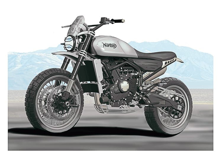 Norton store commando scrambler